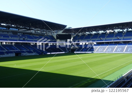 芝生が美しいサッカースタジアム　ピーススタジアム 122195567