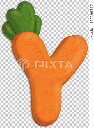 3D Carrot Letter Y font colorful letter 3D Carrot Letter Y font colorful letter 122196557