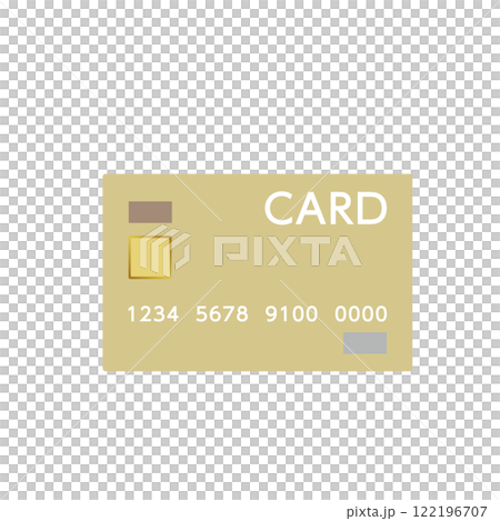 Credit card illustration 122196707