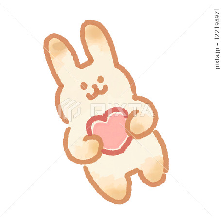 しろうさぎクッキー 122198971