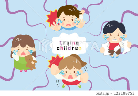 泣いている子供たち01 122199753