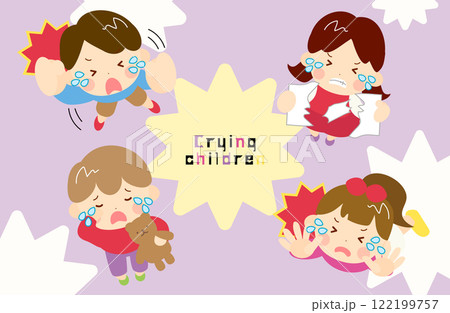 泣いている子供たち02 122199757