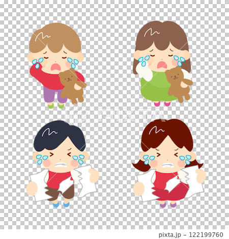 Crying child set 03 122199760