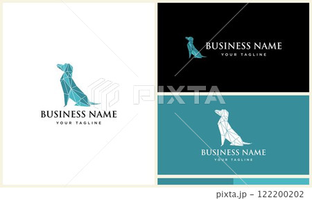 dog vector logo design template 122200202