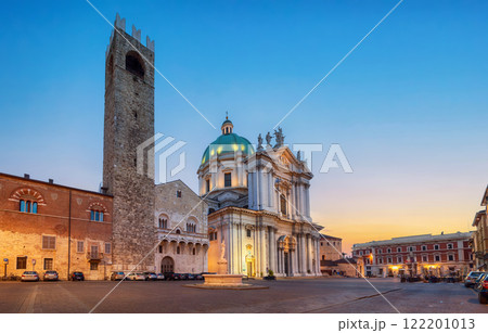 Piazza Paolo VI square in Brescia, Italy 122201013