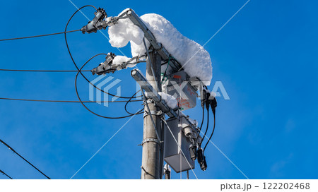 積雪の1号柱受電、PAS 122202468