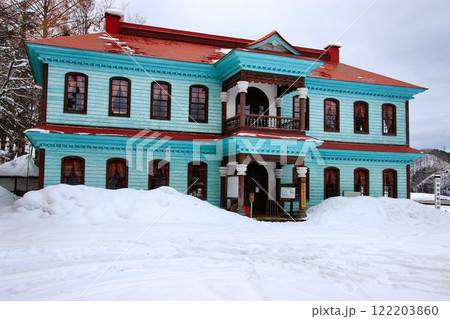 明治18年8月に落成した本格的な洋風木造建築… 旧南会津郡役所 明治18年8月に落成した本格的な洋風木造建築… 旧南会津郡役所 122203860