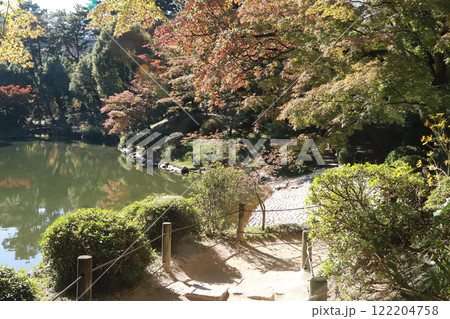 縮景園の秋 122204758
