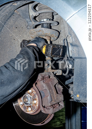Car Brakes Servicing - Car Maintenance Auto Service 122204817