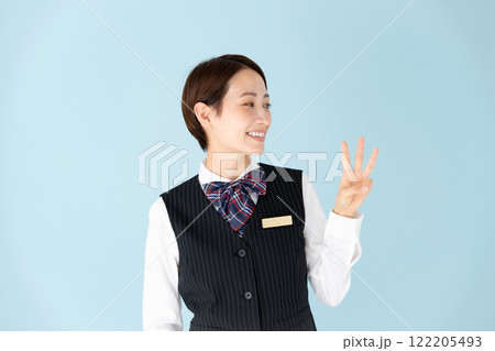 女性　制服　3本 122205493