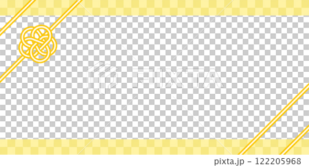 水引のベクターイラスト 熨斗 プレゼント用包装用紙背景イラスト 水引のベクターイラスト 熨斗 プレゼント用包装用紙背景イラスト 122205968