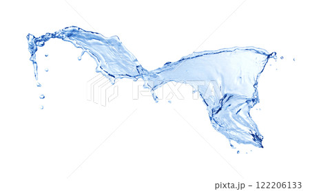 Water splash on white Water splash on white 122206133