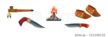Indian Ethnic Tool and Authentic Object Vector Set Indian Ethnic Tool and Authentic Object Vector Set 122206310