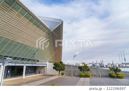 四日市コンビナート、霞ヶ浦緑地公園からの眺め〈三重県四日市市〉 122206897