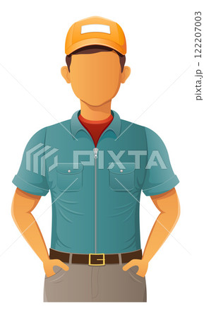 young man is handsome modern and promising vector illustration young man is handsome modern and promising vector illustration 122207003