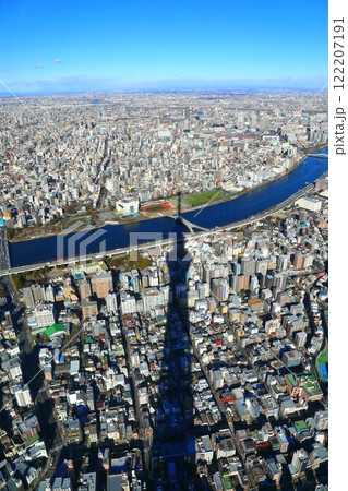 スカイツリーから見た隅田川 スカイツリーから見た隅田川 122207191
