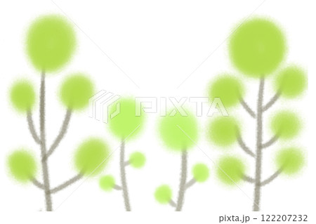 コニファーの庭木のカード1 122207232