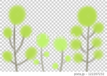 コニファーの庭木のカード1 122207232