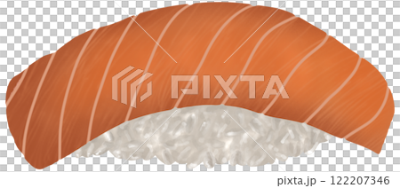 Sushi with salmon  122207346