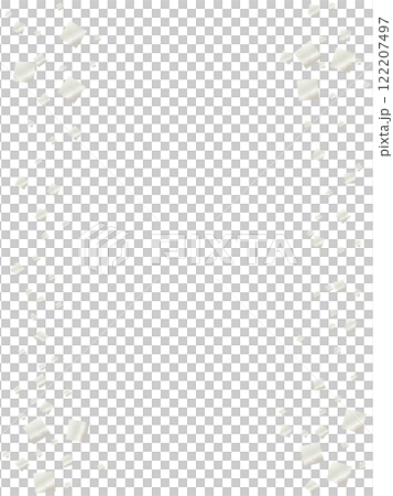 銀色五彩紙屑飄落插畫背景閃閃發光的框架 銀色五彩紙屑飄落插畫背景閃閃發光的框架 122207497