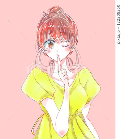 お団子頭の女性 秘密 お団子頭の女性 秘密 122208250