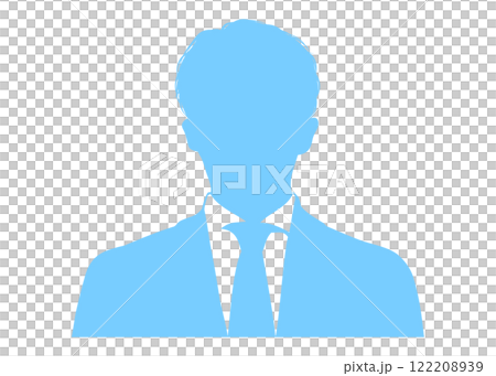 Photo of a male businessman in a suit, silhouette (white background) Photo of a male businessman in a suit, silhouette (white background) 122208939