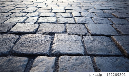 Damaged paving tiles. Defect in public space requiring 122209201