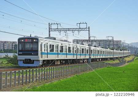 小田急小田原線 鶴巻温泉-伊勢原 小田急 3000形 3095編成 小田急小田原線 鶴巻温泉-伊勢原 小田急 3000形 3095編成 122210946