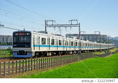 小田急小田原線　鶴巻温泉－伊勢原　小田急　3000形　3093編成 122210947