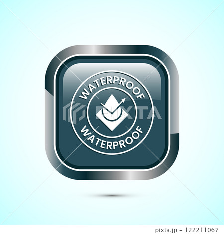 Waterproof icon design illustration, water...のイラスト素材 [122211067] - PIXTA