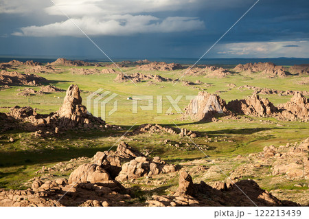 Ikh gazriin chuluu National Park landscape, Mongolia 122213439