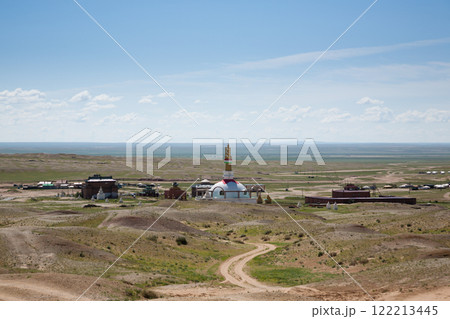Sajnsand buddhist monastery, Gobi region,Mongolia. Khamariin Khiid Monastery Sajnsand buddhist monastery, Gobi region,Mongolia. Khamariin Khiid Monastery 122213445