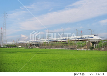 東海道新幹線　新横浜－小田原　JR東海　700系　C編成（東京）　のぞみ　ひかり　こだま 122213701