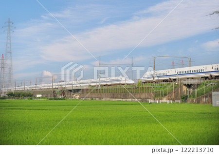 東海道新幹線　新横浜－小田原　JR東海　N700系　Z編成（東京）　700系　C編成 122213710