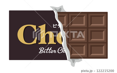 お菓子_チョコレート_板チョコ_ビターチョコレート 122215200