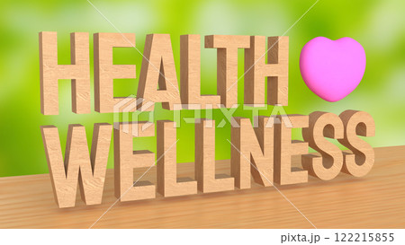 The Health wellness word for Health or medical concept 3d rendering. The Health wellness word for Health or medical concept 3d rendering. 122215855