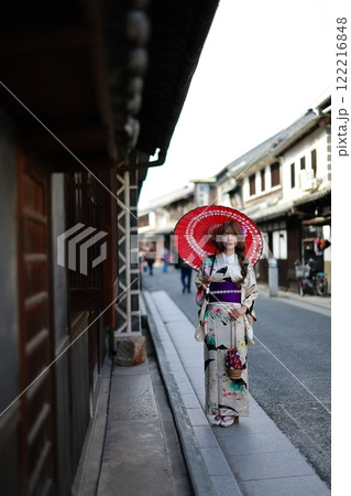 倉敷美観地区で着物体験　倉敷　着物 122216848