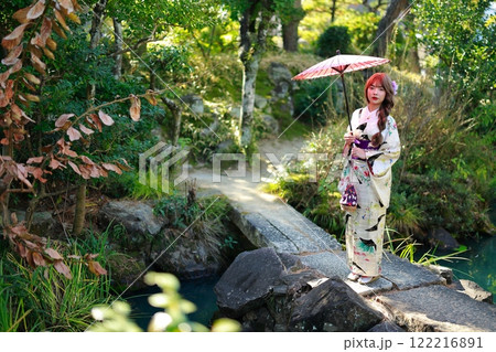 倉敷美観地区で着物体験　倉敷　着物 122216891