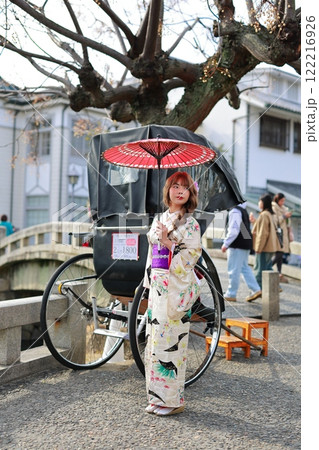 倉敷の人力車　着物体験 122216926