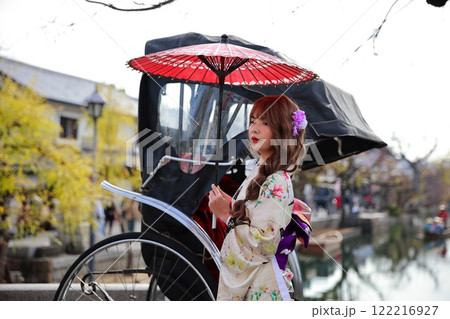 倉敷の人力車　着物体験 122216927