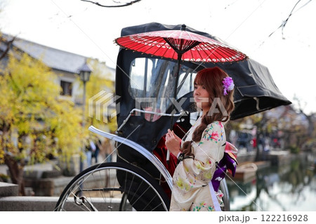 倉敷の人力車　着物体験 122216928
