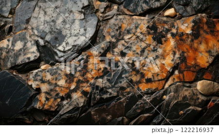 《AI画像》石垣の背景素材 《AI画像》石垣の背景素材 122216937