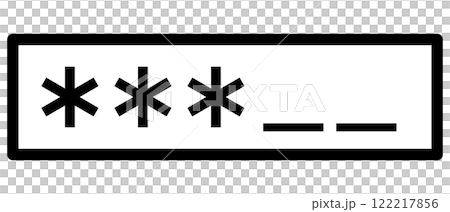 Illustration of entering a PIN Illustration of entering a PIN 122217856