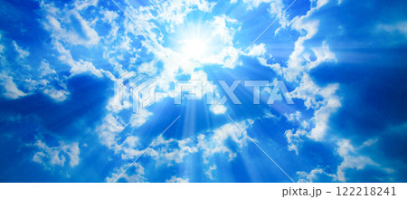 青空に太陽 122218241