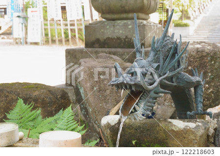 なごや七福神めぐり　八事興正寺　手水鉢の龍 122218603