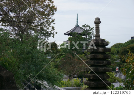 なごや七福神めぐり　八事興正寺　五重塔と石塔 122219766