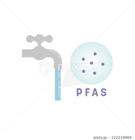 PFAS(ペルフルオロアルキル化合物及びポリフルオロアルキル化合物)のイメージ 122219904