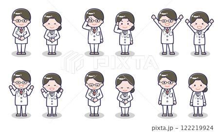 医師の男女 01 122219924