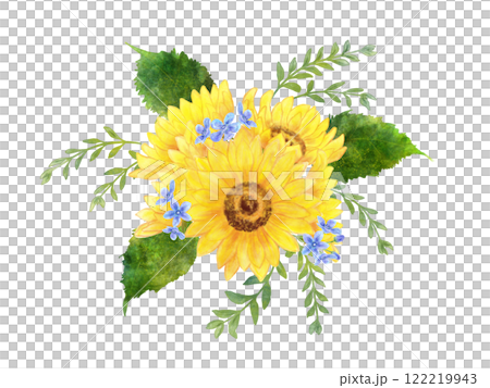 Yellow Sunflower Flower 122219943
