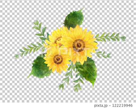 黃色向日葵花 122219946